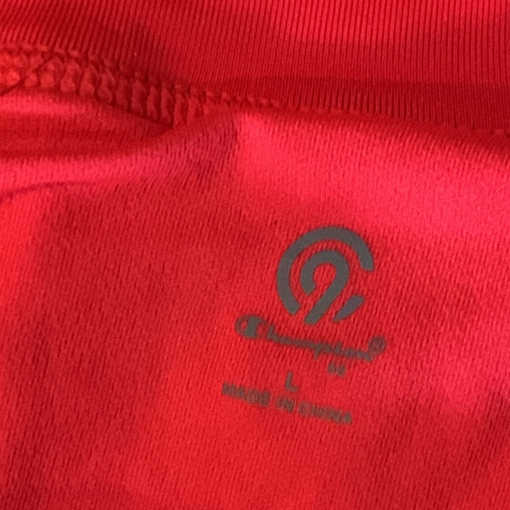 Champion running shorts with pocket and built in underwear. Size large - Picture 2 of 6